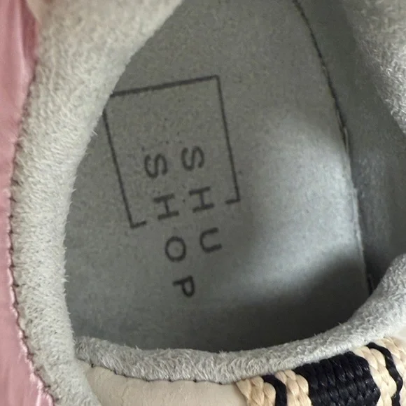 .ShuShop PHOEBE Kids Pink Metalic Sneaker Sz 1 - Picture 12 of 14